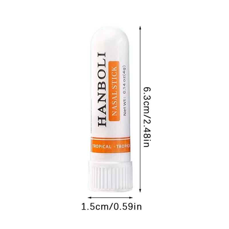 4Pcs Nasal Stick Boosts Focus Enhances Breathing Provides Fresh Sensation Aromatherapy Inhaler Prevent Drowsy Driving